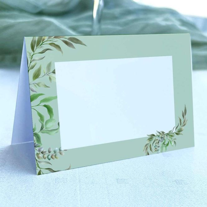 Hovedbilde Oliven - Doble bordkort 20stk