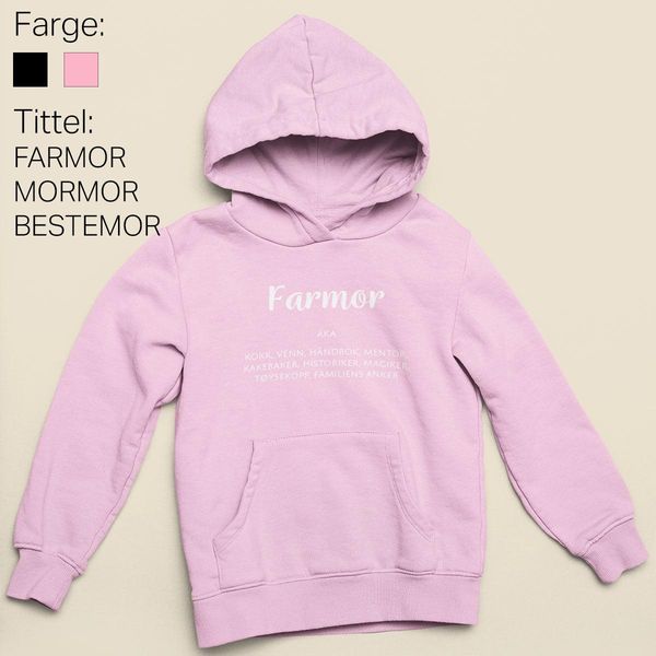Hovedbilde Farmor/Mormor aka - Hettegenser