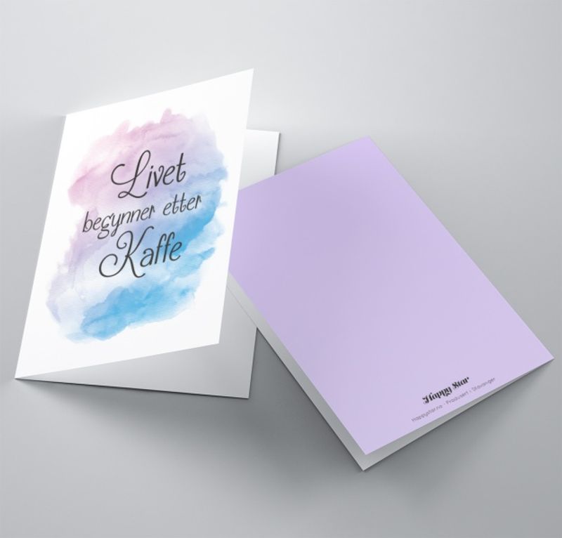 Kort:  Livet begynner etter kaffe