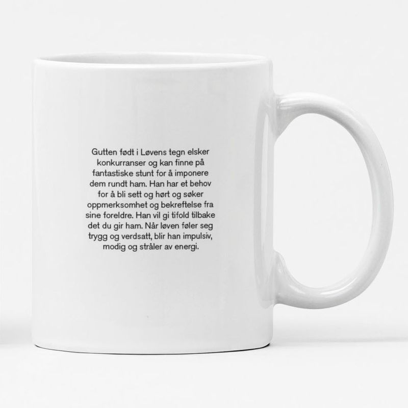 Stjernetegn: Løven gutt