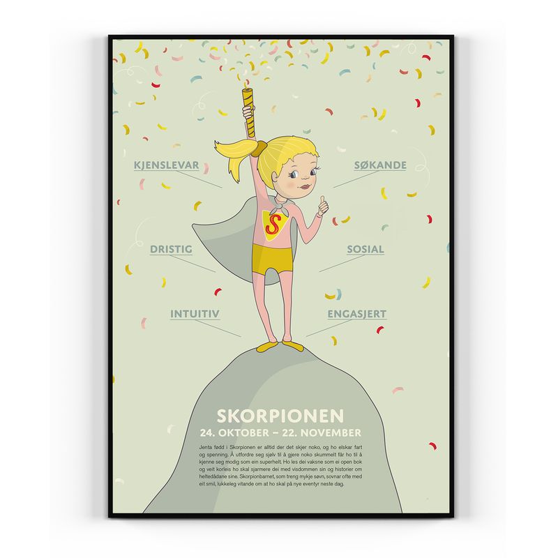 Nynorsk Skorpionen pike