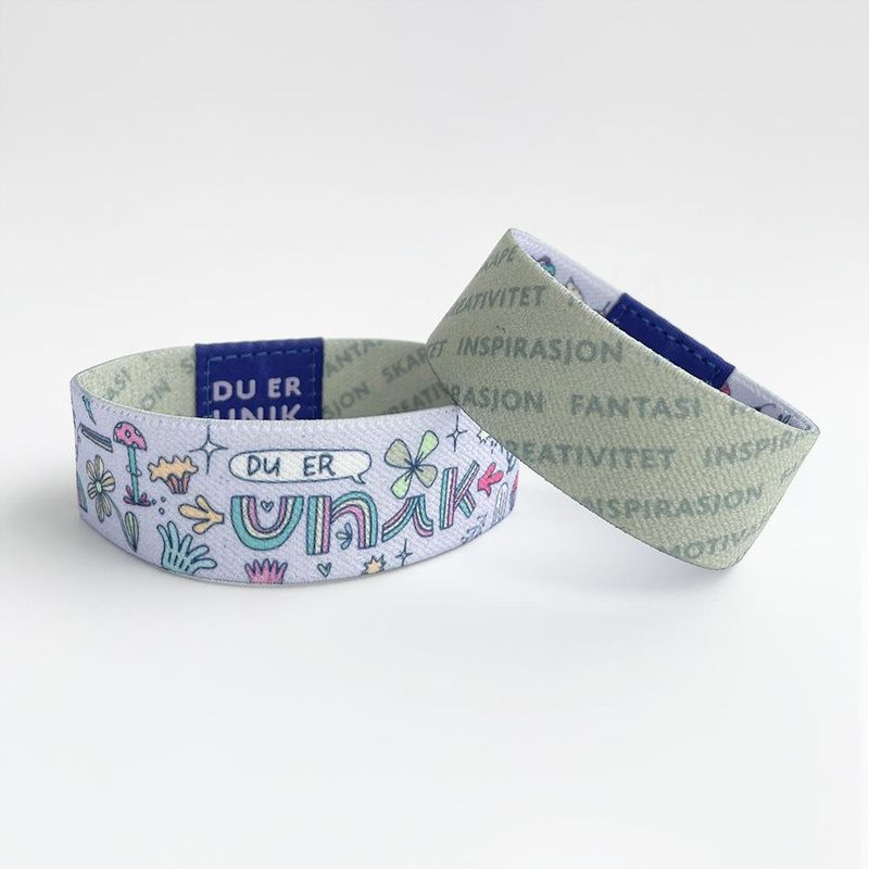 Du er unik - elastisk armbånd