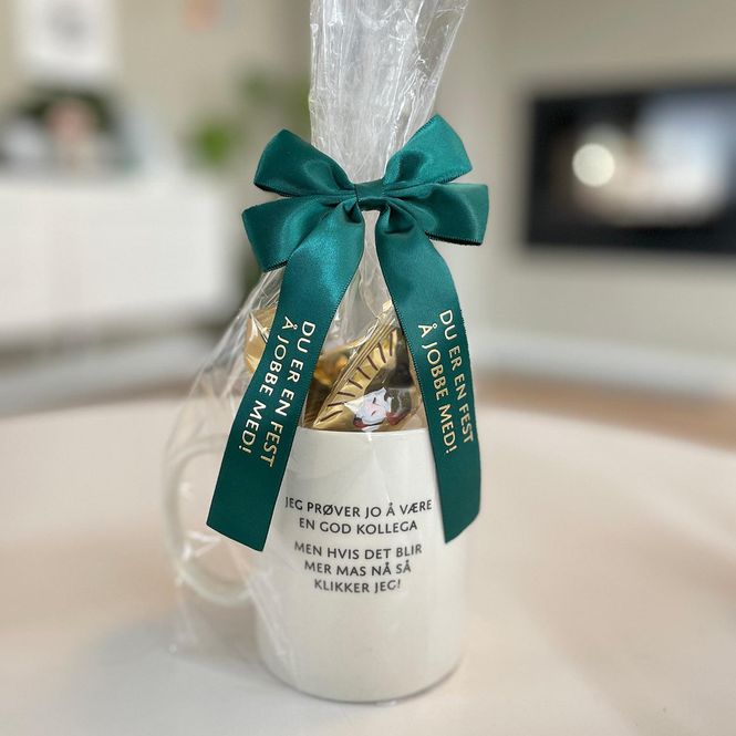 Hovedbilde  Kopp 'Kollega klikker' med trøfler