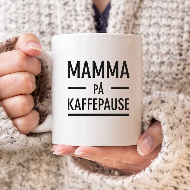 Kopp Mamma på kaffepause