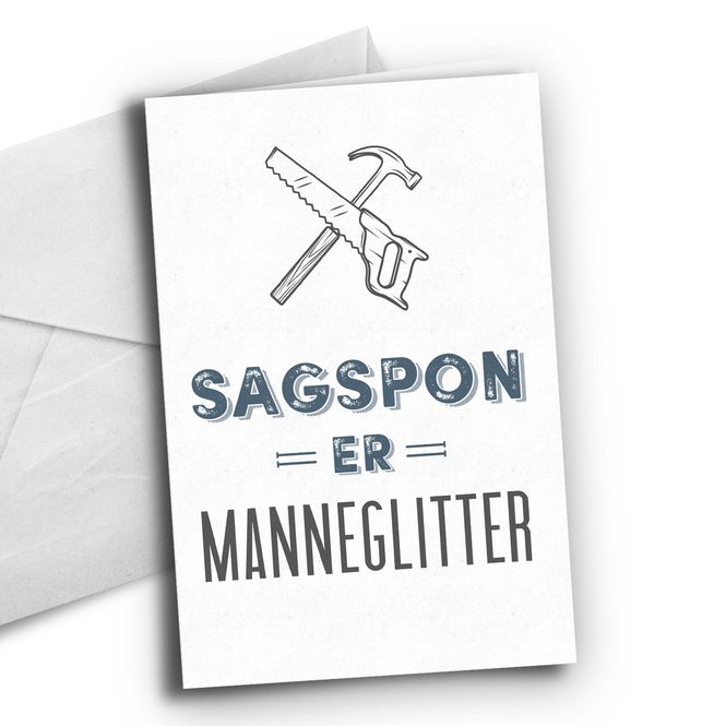 Hovedbilde Sagspon er manneglitter