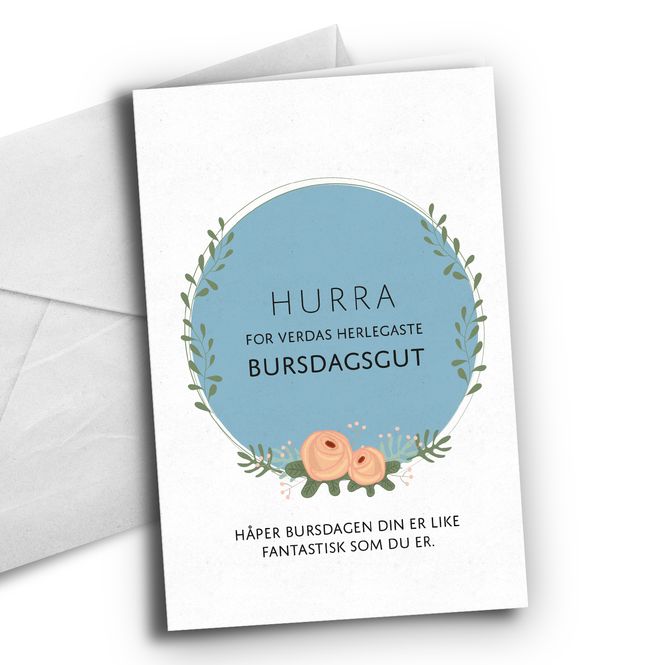 Hovedbilde Nynorsk Hurra Bursdagsgutt