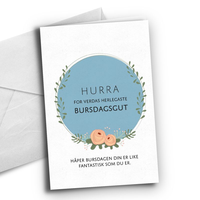 Nynorsk Hurra Bursdagsgutt