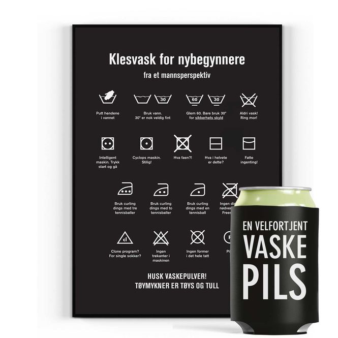 Hovedbilde PAKKEPRIS Klesvask fra et mannsperspektiv og ...