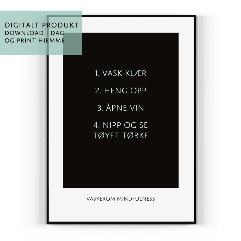 Plakat: Mindfulness - Digital PDF