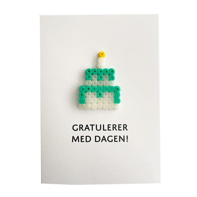 Hovedbilde Kake med mint glasur - Bursdagskort