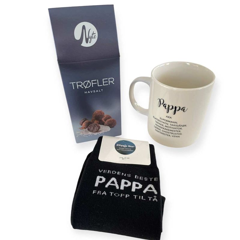 Pappa aka med sjokoladetrøfler