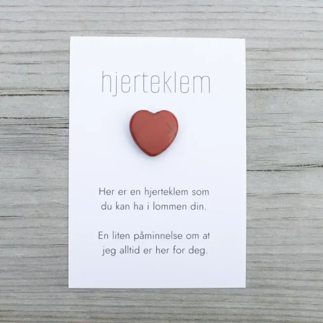 Hovedbilde En rød hjerteklem