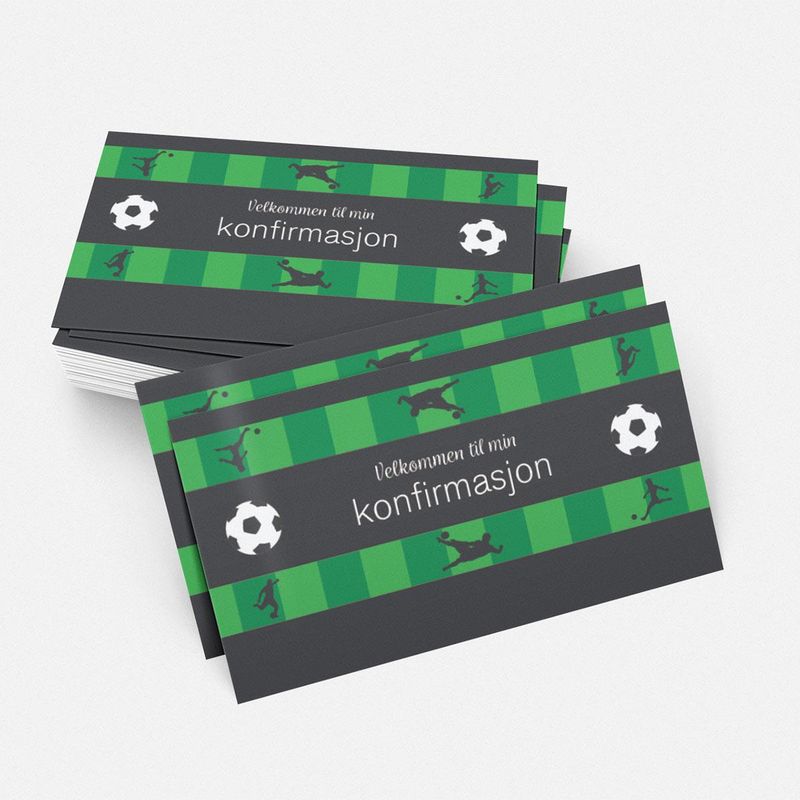Kinder omslag: Konfirmasjon fotball