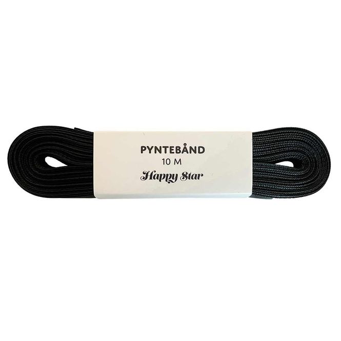 Hovedbilde Pyntebånd: Svart 10m