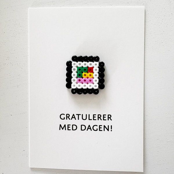 Hovedbilde sushi- Bursdagskort