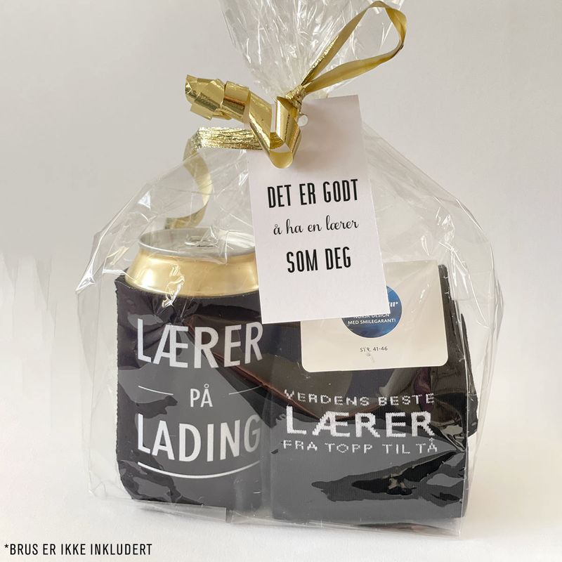 Strømpepakke til lærer  (DIY)