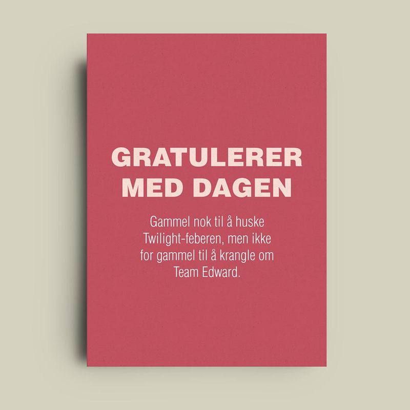 Team Edvard- enkelt kort